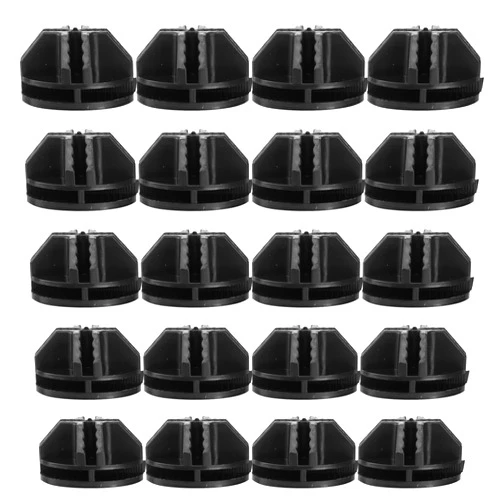Hemoton 20 Pcs Wire Cube Connectors,Plastic Storage Cube Connectors,Modular Closet Storage Organizer Lock Clips,Wire Grid Cube Storage Shelving Connectors,Closet Clasp Buckle Clip for Storage Cabinet
