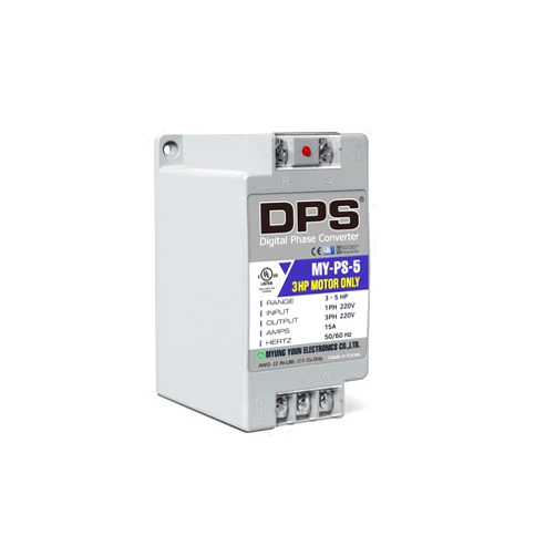 Myung Youn Electronics DPS 5HP MY-PS-5 Used for 3HP(2.2kW) 9A Motor, Single to 3 Phase Converter, 1 DPS Must Be Used for 1 Motor Only, Input/Output 200-240V, UL Listed