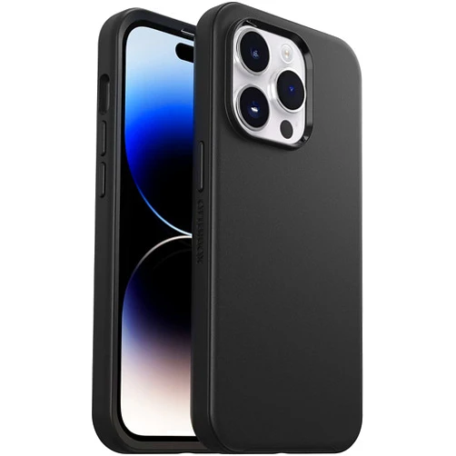 OtterBox iPhone 14 Pro (ONLY) Symmetry Series Case - Black, Ultra-Sleek, Wireless Charging Compatible, Raised Edges Protect Camera & Screen