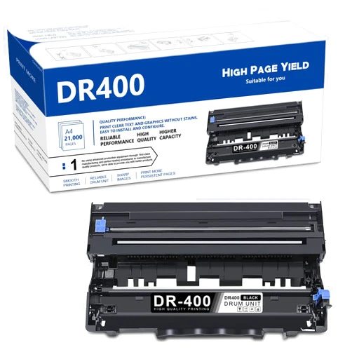 SAOUOT DR400 Drum Unit 1-Pack Compatible DR-400 Replacement for Brother DR400 Drum Unit HL-1230 1240 DCP-1200 1400 MFC-8300 8500 IntelliFax-4100 4750 5750 Printer (Not Include Toner)