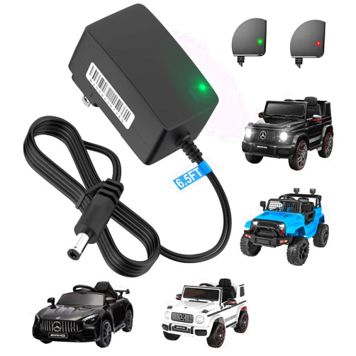 IBERLS 12V Battery Charger for Kids Ride On Toys Car, for Best Choice Products SUV Kid Trax Ride-on-Toys Ferrari, Mercedes, Universal Charging Kids Riding Toy Power Supplies