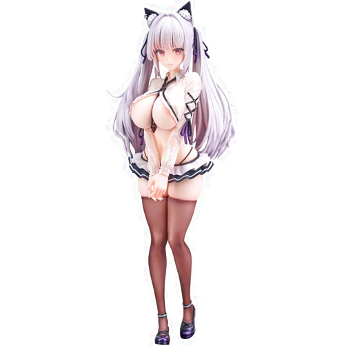 HBGIAY Alvina-chan Figure Original Painting Anime Girl Figurine 1/7 Scale Figure Anime Illustrations Figures 10.24