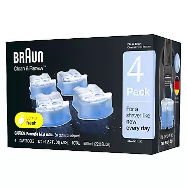 Braun Clean & Renew Refill Cartridges CCR - 4 pack CCR4