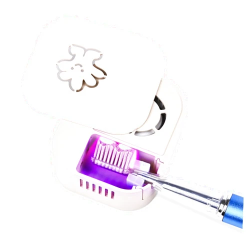 MOROLURU Toothbrush Sanitizer and Holder,Toothbrush Sterilizer Covers with Holder, Rechargeable Portable Toothbrush Cleaner Case for All Toothbrushes, Toothbrush Steriliser Box Fan with Dryer