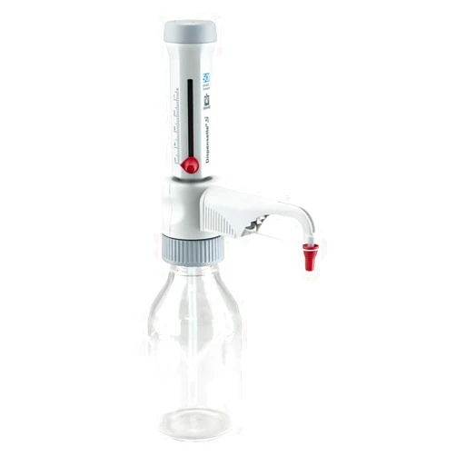 BRANDTECH SCIENTIFIC 4600130 Dispensette S Analog-Adjustable Bottletop Dispenser with Standard Valve, 0.5 mL-5 mL Capacity