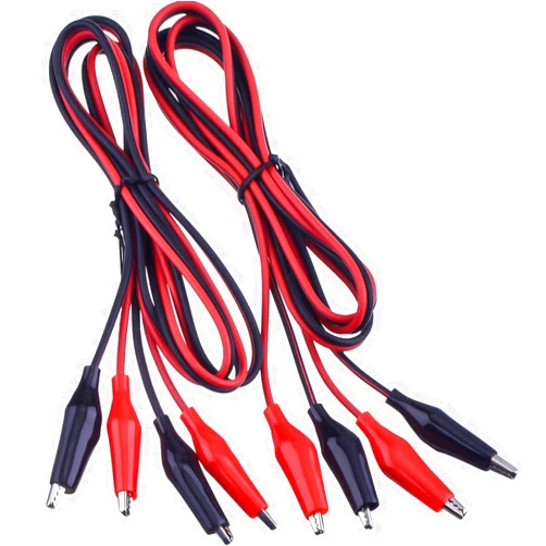 eBoot 5 Groups 1M Test Leads Set with Alligator Clips Double-ended Jumper Wires (5 Groups)