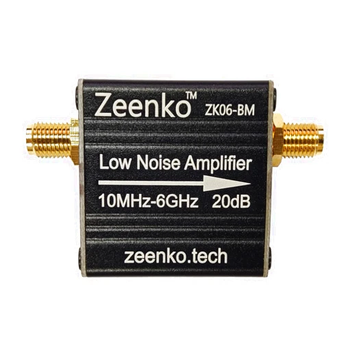 AURSINC ZK06-BM Low Noise Amplifier LNA Module, Broadband,10M-6GHz, 20db Gain, USB Powered, Used for Tiny SA Ultra 5.8GHz Preamplifier, for RF & Software Defined Radio (SDR), Built in Battery