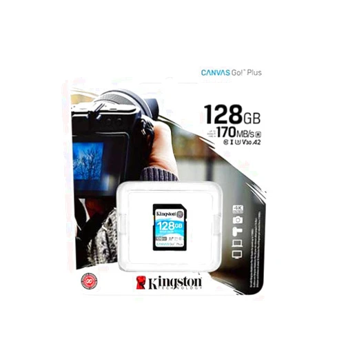 Kingston Canvas Go Plus UHS-I SD Card,128GB