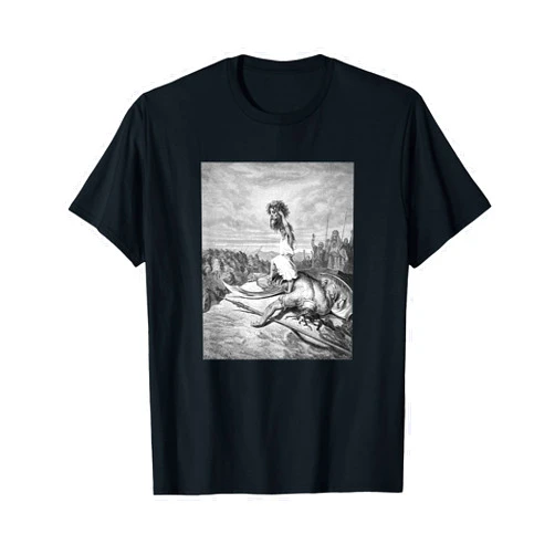 Gustave Dore The Bible David and Goliath David and Goliath Gustave Dore Biblical Romanticism Art T-Shirt