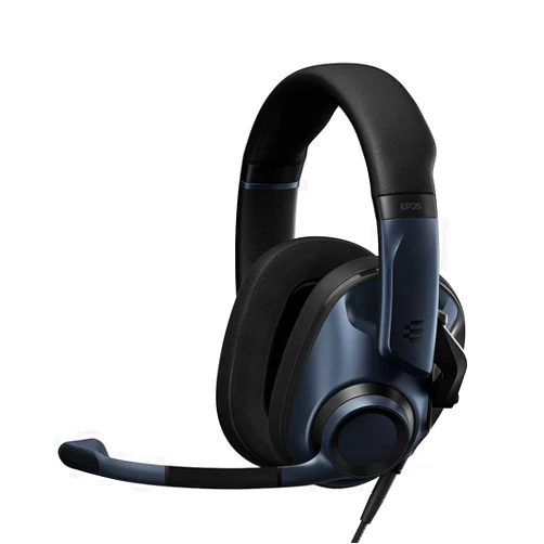EPOS H6Pro - Closed Acoustic Gaming Headset - Over-Ear - Lightweight - Lift-to-Mute - For Xbox, PS4, PS5, PC/Windows - Accessories (Black)