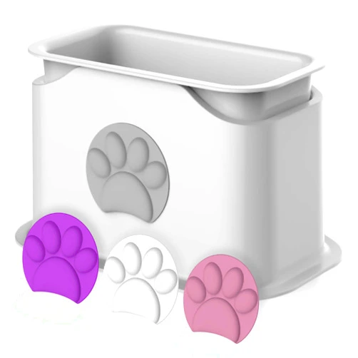 iPrimio Universal Cat Litter Scooper Holder - Durable with Heavy Scoopers Holding Stability - Kitty Litter Box Scooper Accessory - Works with Plastic & Metal Cat Litter Scoop Holder - 4 Color Options