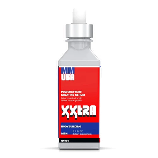 MMUSA XXTRA Pre-Workout for Bodybuilding, Crossfit, Powerlifting & Sports. Instant Energy, Power, Stamina, Intensity, Strength. Stable, Fast-Absorbing Creatine, Build Lean Muscle Mass. Grape Flavor.
