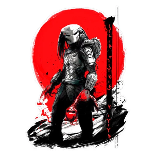 HJ Media Magnet Hunter's Moon- Predator Magnetic Vinyl Sticker 5