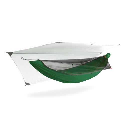 KAMMOK Mantis Hammock, All Seasons, Mosquito Net, Storage Bag, Camping, Outdoor Activities - Pine Green