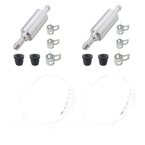 GRABOTE Upgraded Brake Fluid Bleeder Hose with One Way Valve - 2 Piece Motorcycle Car Bleeding Tool
