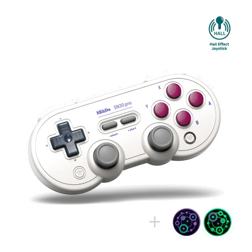 8Bitdo Sn30 Pro Wireless Bluetooth Controller, Hall Effect Joystick Update, Retro Gamepad for Switch/Switch 2, PC, Steam Deck, Android, Raspberry PI, iPhone, iPad, macOS and Apple TV (G Classic Edition)