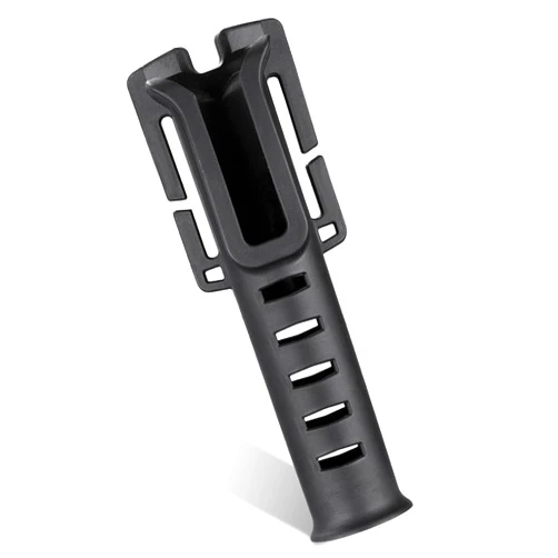Achoulei Fishing Rod Holders, Portable Waist Belt Fishing Rod Holder, Portable Pole Inserter Fly Fishing Holders Rack Accessories, Lightweight and Durable (Black)
