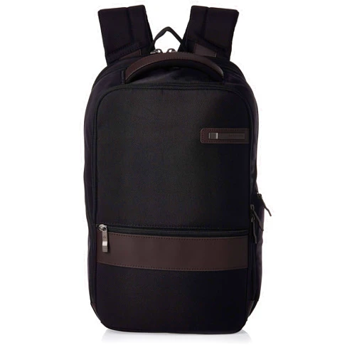 Samsonite Kombi Business Backpack, Black/Brown, 16.25 x 10.5 x 5-Inch