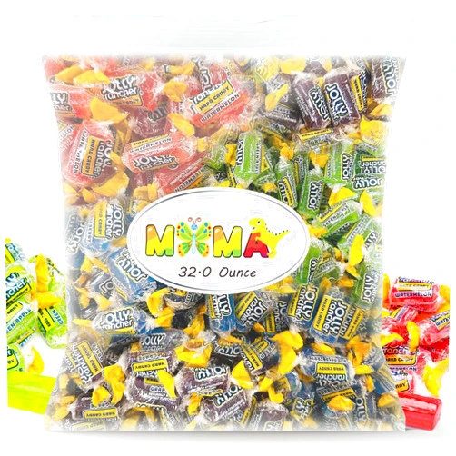 MIMA MIMA Jolly Ranchers Assorted Hard Candy - (2 lbs) Bag Fruit Flavored Candy Made with Real Juice for Easter, Birthday Candy - Gluten Free Hard Candy Individually Wrapped