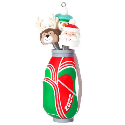 Hallmark Keepsake Christmas Ornament 2022 Year-Dated, Ho-Ho-Hole in One