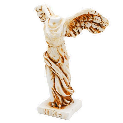 Kocris Casa Winged Victory of Samothrace Fish Tank Decorations Decor Sculpture Statues Figurine Ancient Greece Reptile Turtle Lizard Spider Tanks Terrarium Statue Décor Ornament Pet Brown