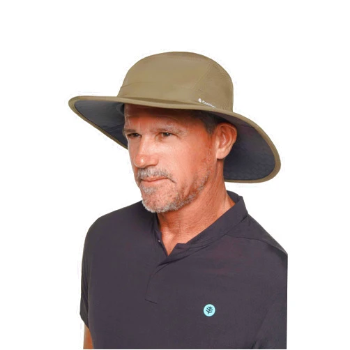 Coolibar Golf Hat - UPF 50 Sun Protection - Ligtweight & Packable Hat - Fore Golf - Unisex