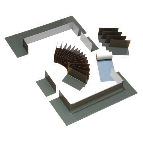 VELUX ECL 4646 0000C Skylight Flashing, 4646 Low-Profile Shingle Roof Flashing w/Adhesive Underlayment for Curb Mount Skylights