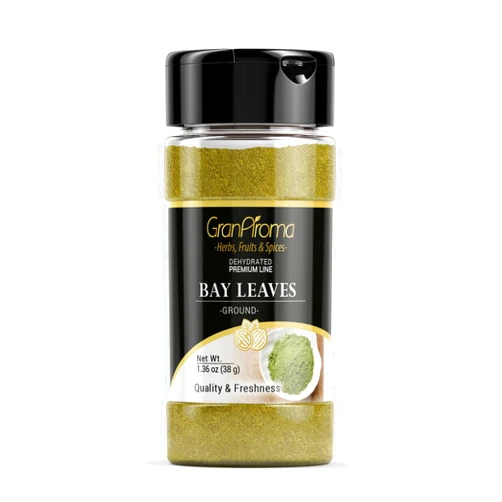 GranAroma Ground Bay Leaf, Savory Flavor, Soups & Stews, Pickling Spice (1.36 Ounce)