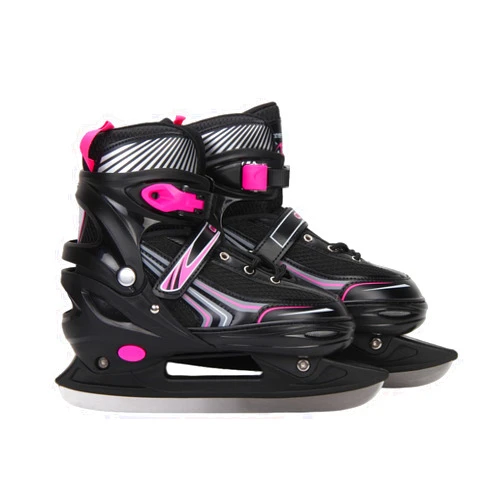 JGMLZK Ice Skates,Hockey Skates,Skates with Adjustable 4 Sizes for Boys Girls Youth Men Women and Beginners