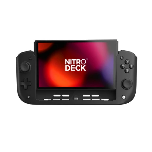 CRKD Nitro Deck - Professional Handheld Deck with Zero Stick Drift for Nintendo Switch and Switch OLED (Black)