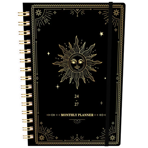 Artfan Monthly Planner 2024-2027 - JUL 2024 - JUN 2027, Monthly Calendar/Planner, 3 Year Monthly Planner 2024-2027, 6