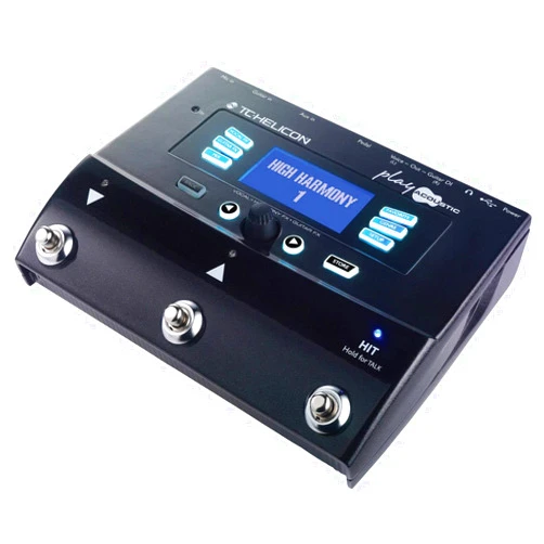 TC Helicon PLAY ACOUSTIC 3-Button Vocal and Acoustic Guitar Effects Stompbox with BodyRez and Looping