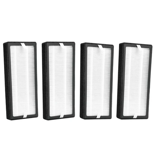 Fette Filter 4 Pack of AP-DT10FL True Hepa Replacement Filter Compatible with HomeMedics TotalClean Desktop Air Purifier Models AP-DT10BK and AP-DT10WT. Compare to Part # AP-DT10FL