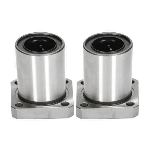 NDNCZDHC 2Pcs LMK20UU Square Flange Linear Ball Bearings, 20mm Bore Dia 32mm OD 42mm Length Linear Ball Bearing