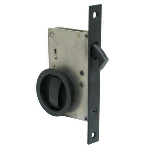 FPL Door Locks and Hardware Inc. Series 2000 by FPL- Solid Brass Pocket Door Mortise Lock Set in Privacy – Bed/Bath Function, Oil Rubbed Bronze, 1-3/4