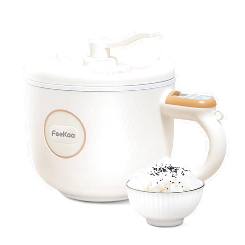 Feekaa Rice Cooker, Poetable Rice Cooker Small 1.2L, Mini Removable Electric Rice Cooker for 1-2 people, 6 Modes Rice Cooker for White Rice, Brown Rice, Stew, Ramen, Porridge, Hot Pot…