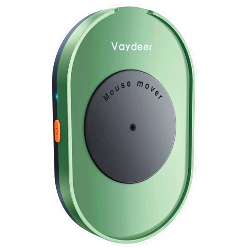 Vaydeer Undetectable Mouse Mover, M4 Mouse Jiggler Device with ON/Off Switch, Driver-Free Shaker Wiggler Mouse Movement Simulation for Computer Awakening, Gift Ideal for Men/Women (Dark Green)