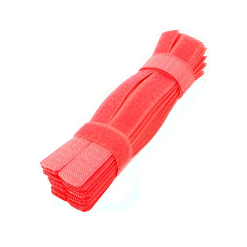 Pasow 50pcs Cable Ties Reusable Fastening Wire Organizer Cord Rope Holder 7 Inch (Red)