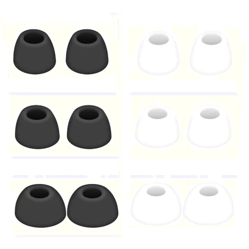 SNHTLS 6 Pairs Earbud Tips Ear Bud Replacement Pieces Compatible with Samsung Galaxy Buds 2 Pro Wireless Bluetooth Headphones S/M/L