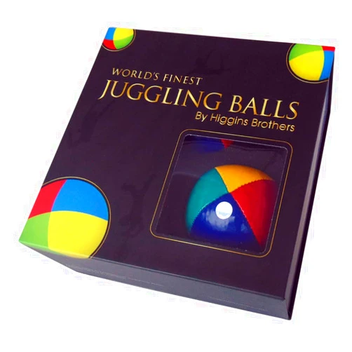 Higgins Brothers Juggling Balls Kit - World's Finest Boxed Set with 3 Juggle Ball Set