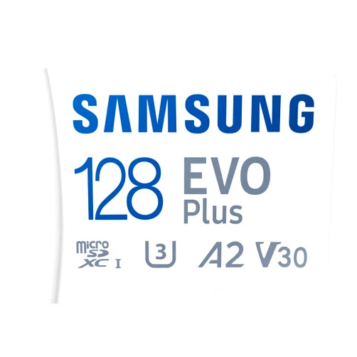 SAMSUNG EVO Plus microSD Memory Card + Adapter, 128GB microSDXC, Speeds Up to 160 MB/s, UHS-I, C10, U3, V10, A3, Upgrade Storage for Phones, Tablets, Gaming Consoles, DSLR Cameras, PCs, MB-MC128SA/AM