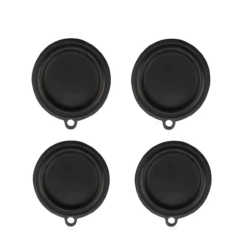 PZRT 4PCS Universal Gas Water Heater Water Pressure Diaphragm Water Gas Linkage Valve Diaphragm Gasket Water Membrane Drum Membrane Used to Increase Water Pressure 50mm Black