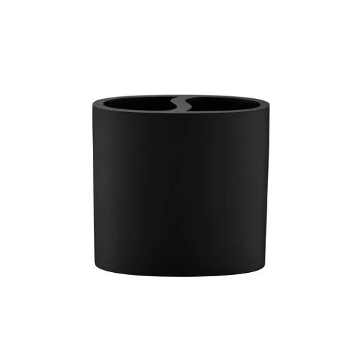 JINCROP Bathroom Toothbrush Holder Matte Balck，Electric Toothbrush Holders Pencil Brushes Holder Organizer Resin for Bathroom Countertop and Desk