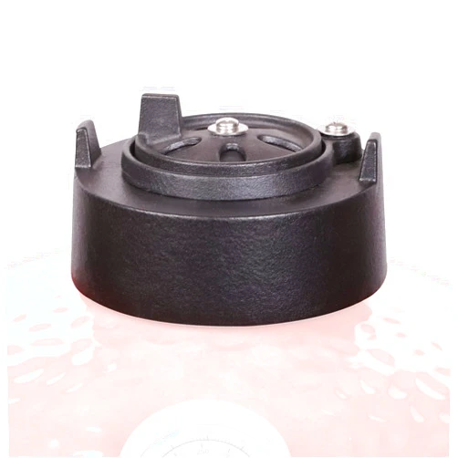 Vankey Cast Iron Damper Chimney Cap for Kamado Grill Joe Junior Grill Top Cast Iron Cap Kamado JR Grill Accessories Replacement with Daisy Wheel