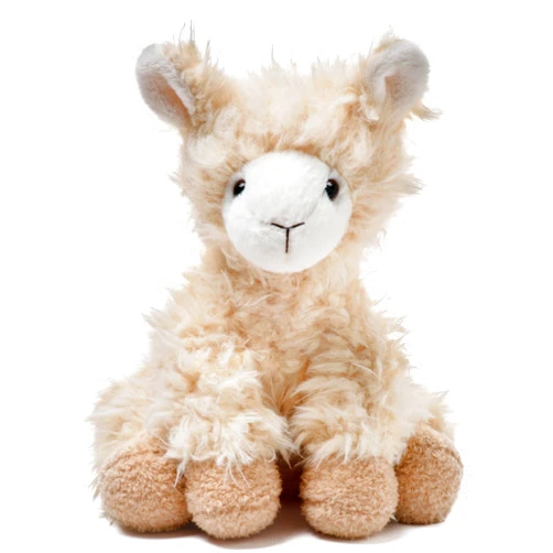 Bearington Collection Bearington Fuzzy Plush Llama Stuffed Animal, 11.5 Inch