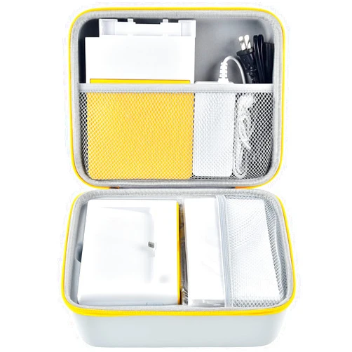 ALKOO Case Compatible with Kodak Dock Plus or Kodak Dock Portable Instant Photo Printer, 4x6 Photo Paper/Charger Cord Other Accessories Everything fits Great Inside - Black (White)