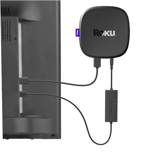 Mission Cables Mission USB Power Cable for Roku Ultra (Power Roku Directly from Your TV)