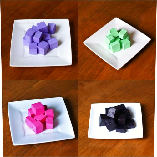 Oscar Candles Candle Dye for Candle Making, Candle Colour Dye for Soy Wax and Paraffin Wax (Set: Pink, Menthol, Purple, Light Purple)