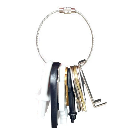 KeyPower 12 Master Dispenser Key Set - for Most Popular Paper Towel & Toilet Paper & Soap Dispensers Universal Replacement Keys