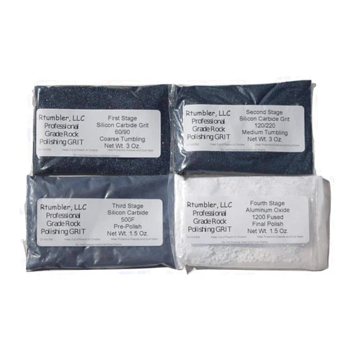 RTumbler Professional Grade Rock Polishing Grit Rock Tumbler Grit for 3 Pound Tumbler
